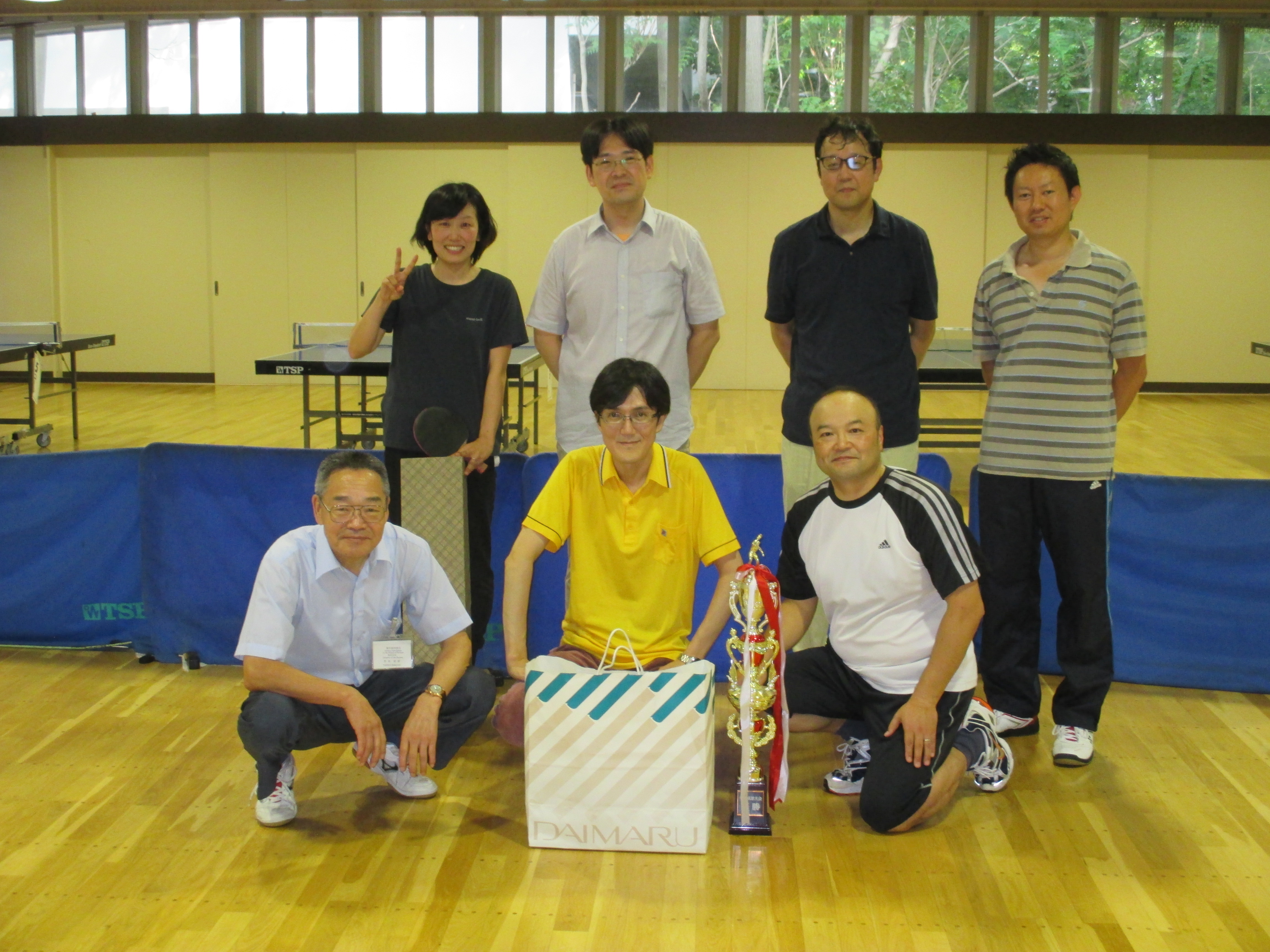 学内卓球大会で小川組がv奪回 北海道大学 理学部 生物科学科 生物学