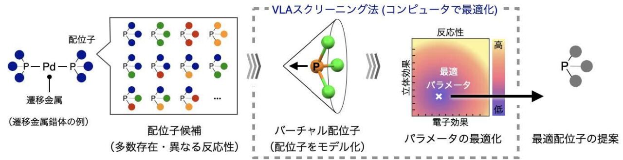 遷移金属触媒反応開発の新戦略“バーチャル配位子”を開発 ～遷移金属